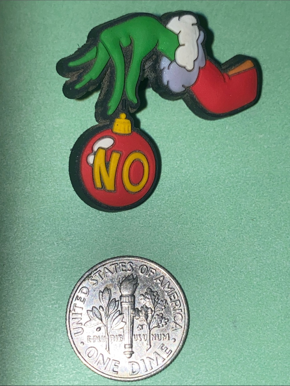 (10 for $15) The Grinch Christmas Crocs Shoe Charms